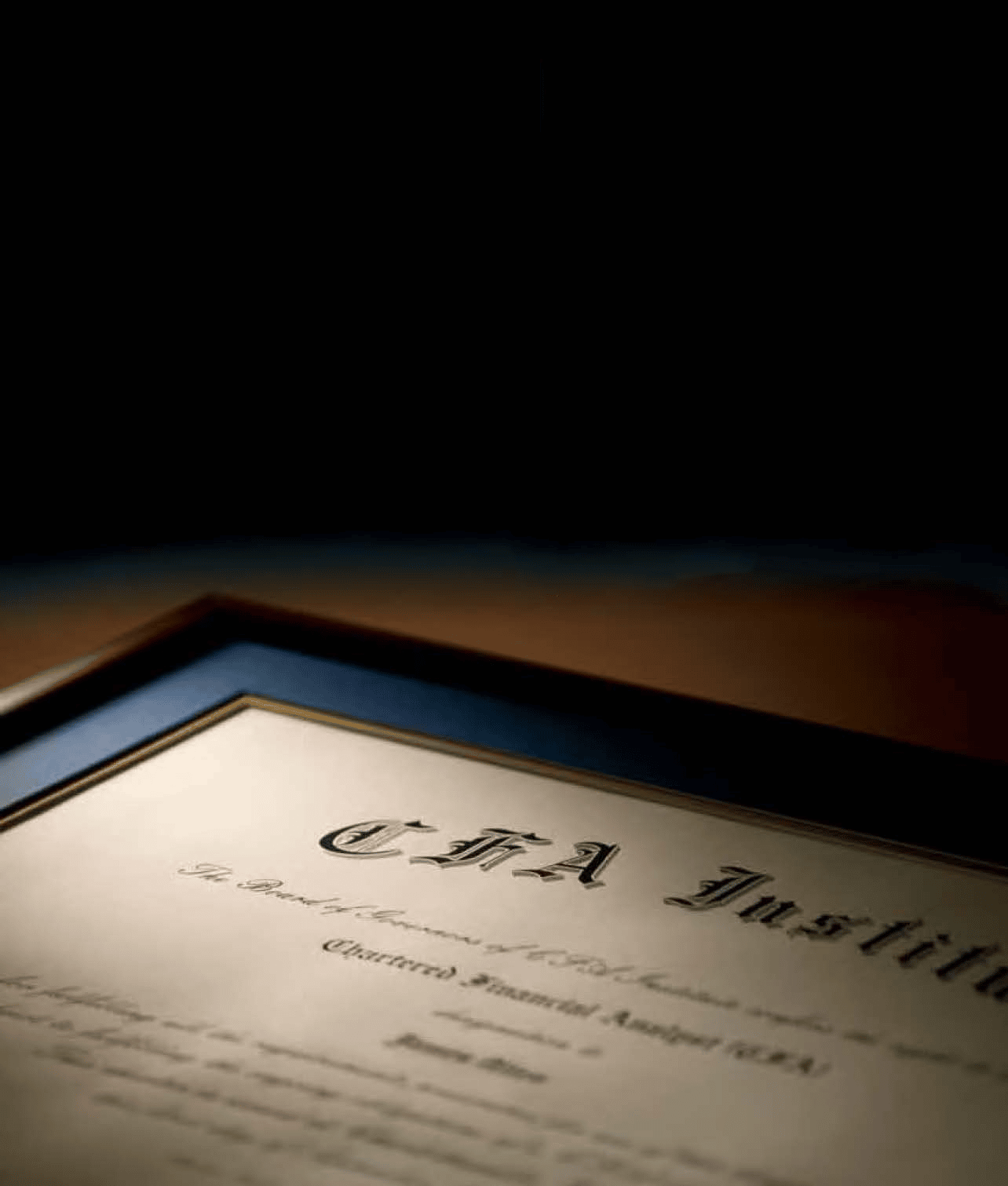 CFA Certificate Image